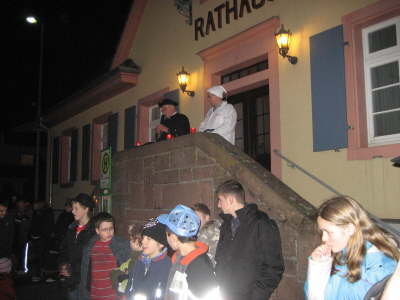 Pfarrer und Ortsvorsteher